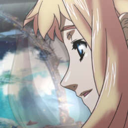 Sheryl looking out at Frontier fleet