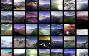 Mosaic of varied planetary environments